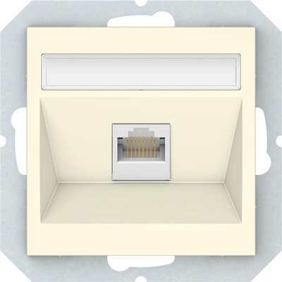 Prizë rrjeti Vilma QR1000, RJ45 Cat6E, bezhë