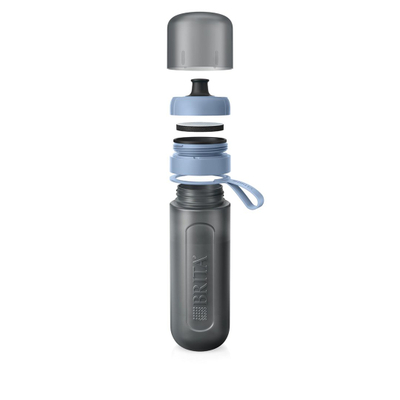 Shishe filtruese uji Brita Active, 0.60L, pa BPA, gri