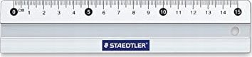 Vizore alumini Staedtler Mars 563 15, 15 cm, argjendtë