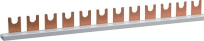 Поврзувачка шина Hager KD180U, 1P, 80A 16mm², 1000mm, тип вилушка