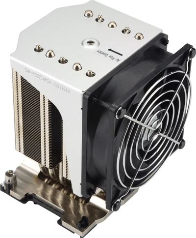 Ftohës CPU Supermicro SNK-P0071APS4, aktiv 4U, për serverin SYS-5049A-T, ngjyrë argjendi