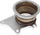 Flanxhë downpipe TurboWorks T3 T4, çelik inoksi, 75mm
