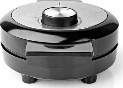 Aparat për waffle Nedis KAWP110BK, 19cm, 1000W, i zi