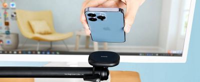 Mbajtëse magnetike për tripod Ulanzi MG-01, MagSafe, fileto 1/4", e zezë
