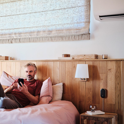 Kontrollues klimë Netatmo 2 NAC, set me 2 copë, WiFi, i zi e bardhë