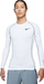 Bluzë termike Nike Pro Compression DD1990-100, për burra, me mëngë të gjata, e bardhë