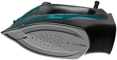 Hekur me avull Cecotec Fast&Furious 5055 PRO, 3100W, taba qeramike, i zi me blu
