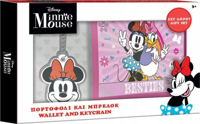 Set aksesorësh NoName Minnie, portofol dhe varëse çelsash, shumëngjyrëshe