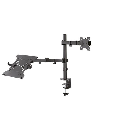 Mbajtëse tavoline për monitor edhe laptop Neomounts FPMA-D550NOTEBOOK, 10"-32", VESA, e zezë