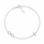 Byzylyk për femra Brilio Silver Infinity and Cross, i argjendtë