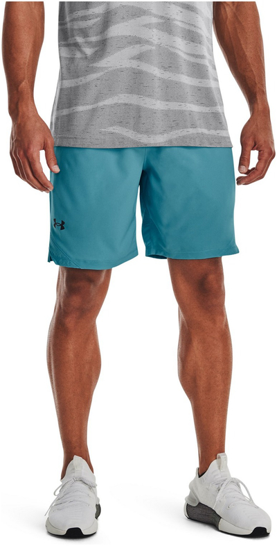 Кратки спортски панталони Under Armour Vanish Woven Mesh, за мажи, полиестер, сини