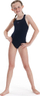 Kostum banje njëpjesësh për goca Speedo Eco Endurance+ Medalist, rezistent ndaj klorit, i zi