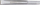 Daltë King Tony Ribbed Chisel 21 x 150mm, çelik i farktum, krom, argjendtë