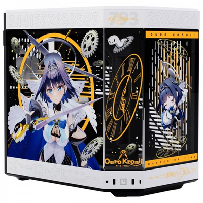 Kasë dhe MousePad Hyte Y60 Ouro Kronii Edition - E bardhë