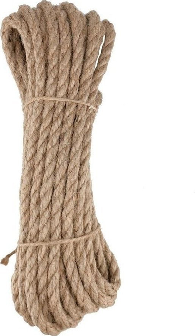 Litar jute D.Rect, 10mm, 10m, ngjyrë natyrale