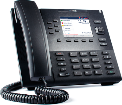 Telefon IP Mitel 6867i, SIP, pa furnizim me rrymë, i zi