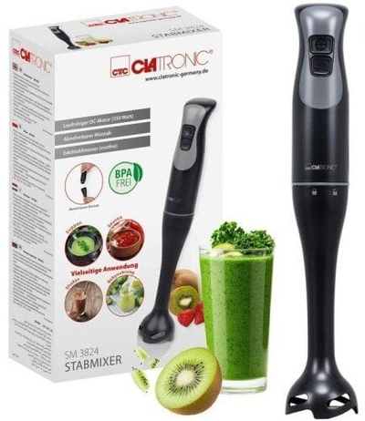 Mиксер за рака Clatronic SM 3824, 350W, инокс, црн