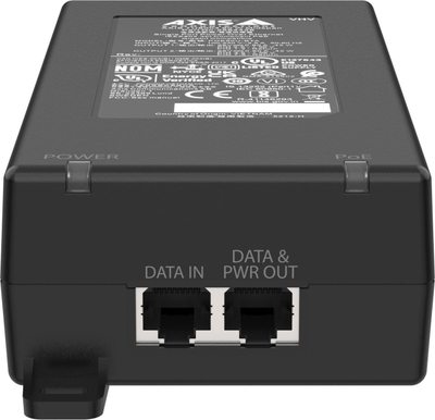 Midspan PoE Axis TU8004, 1 порта, 90W, црн