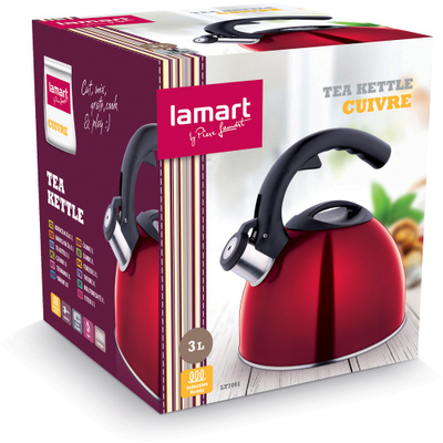 Çajnik Lamart LT7001, 2.5L, e kuqe/e zezë