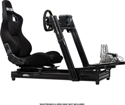 Kokpit garash Next Level Racing GT Elite LITE Wheel Plate Edition, strukturë alumini, i zi