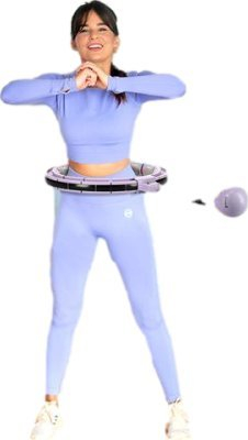 Hula hoop trajnimi HMS HHM13, me magnet, me peshë edhe numërues, ngjyrë vjollcë