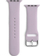 Rrip silikoni për Apple Watch 49 45 44mm, me kopëse metalike, vjollcë