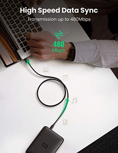 Kabllo USB Ugreen 10386, USB A në mini USB, 3 m, e zezë