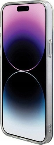 Маса за телефон Guess GUHMP15XHITSK за iPhone 15 Pro Max 6.7", тврда маска, повеќебојна
