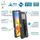 Mbulesë telefoni Mobilis 052061, për Zebra EM45 RFID, 6.7", e zezë
