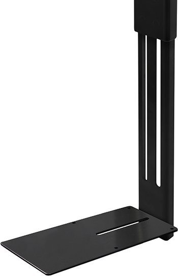 Karrocë për dy TV B-Tech Universal Twin Screen, deri 65", VESA 600 x 400, e zezë