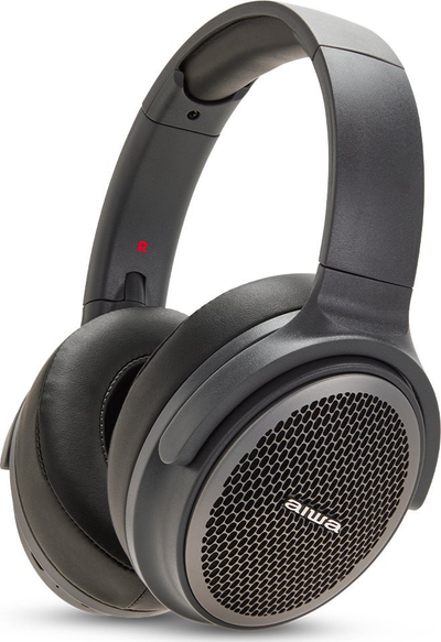 Bluetooth слушалки Aiwa HST-250BT, над уво, безжични, црни