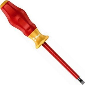 Изолирана шрафцигер Wera Kraftform VDE 1060I, 5.5mm, 125mm, црвена