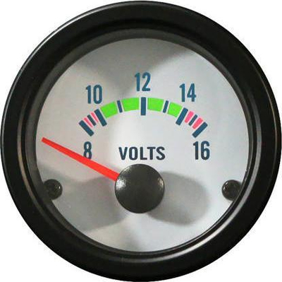 Matës tensioni Auto Gauge TRW, 52mm, 8-16V, i zi