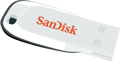 USB SanDisk Cruzer Blade, 16GB, USB 2.0, e zezë