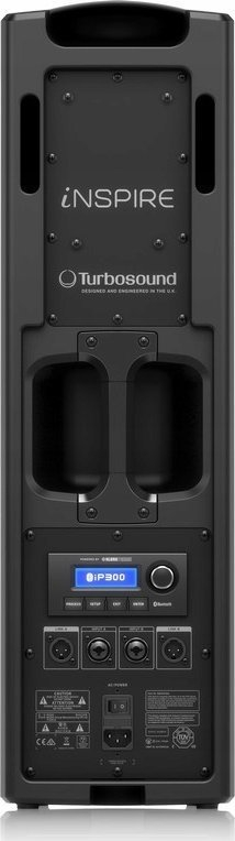 Kuti altoparlanti Turbosound INSPIRE iP300, kolonë aktive me mikser mrena, ngjyrë e zezë