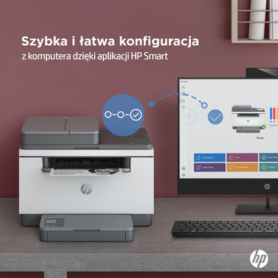 Мултифункционален печатач HP LaserJet Pro MFP M234sdn, A4, 600x600dpi, бел
