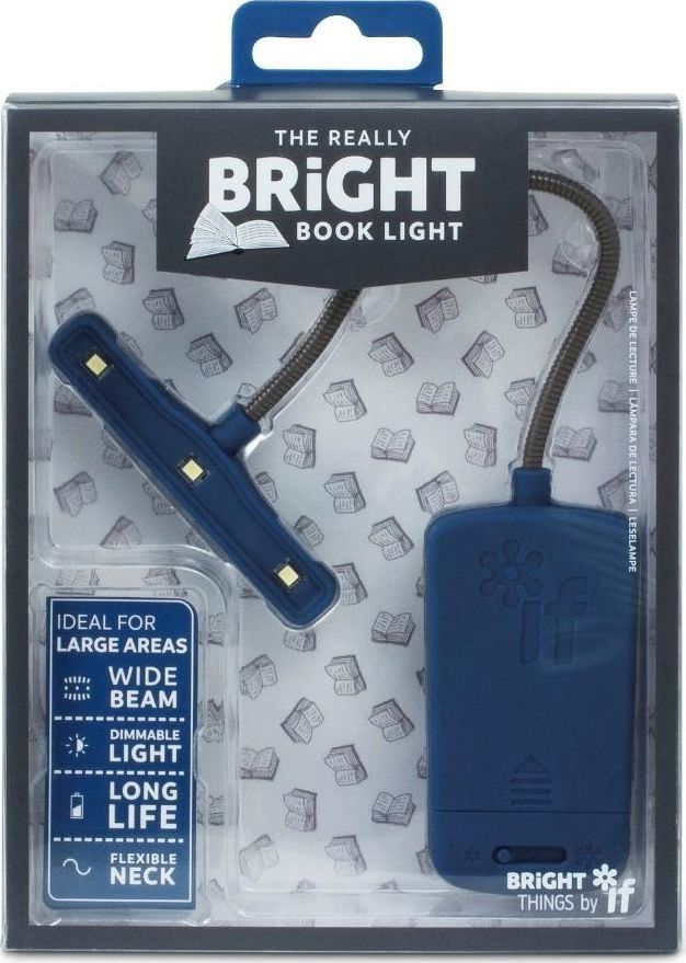 Llambë leximi That Company Called If The Really Bright Book Light, LED, qafë fleksibile, blu e hapur