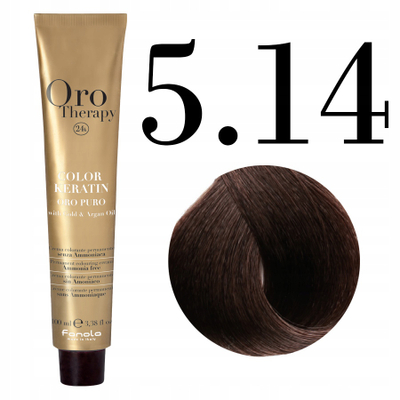 Ngjyrë për flokë Fanola Oro Therapy, 5/14, 100 ml