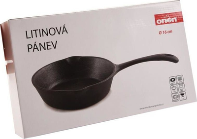 Tigan gize pa markë, 16 cm, me dorezë, i zi