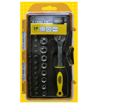 Set veglash Modeco MN-14-200, 38 pjesë, me kuti organizuese