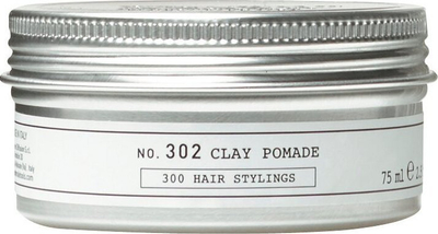 Pomadë flokësh Depot No. 302 Clay Ointment, 75ml, mbajtje e fortë, efekt mat
