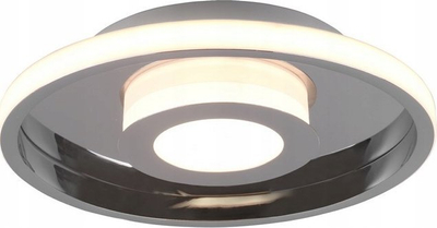 Plafon banjoje Netlighting Ascari, 30cm, LED 3000K IP44, krom
