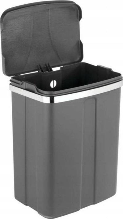 Koshi mbeturinave Wenko Door, 12L, për dollap kuzhine, gri