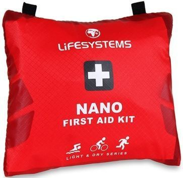 Set ndihme e parë Lifesystems Light and Dry Nano, ultra-kompakt, rezistent ndaj ujit, i kuq