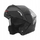 Helmetë moto Nox N968 Ultra, flip up me vizor, XXL, e zezë e bardhë mat