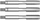 Set çelësash filetues M12 HSS M2, 3 copa, metalik