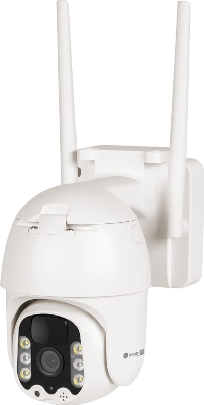 Kamerë sigurie 4G Kruger&amp;Matz Connect C100, floodlight, solare, e bardhë
