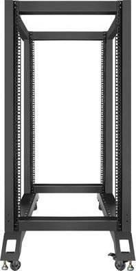 Raft i hapur serverik Lanberg Stand Open Rack 22U, 600x1000, ngjyrë e zezë