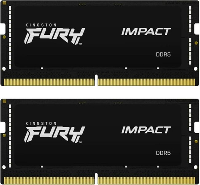 Memorie RAM laptop Kingston FURY Impact KF556S40IBK2-32, 32GB DDR5, 5600MHz