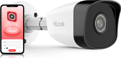 Kamerë IP HiLook IPCAM-B5, 5MP, lente 2.8mm, IR 30m, e bardhë